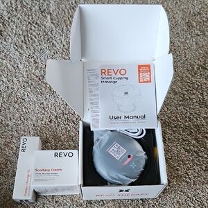 Revo Cupping Device with Creams and Manual